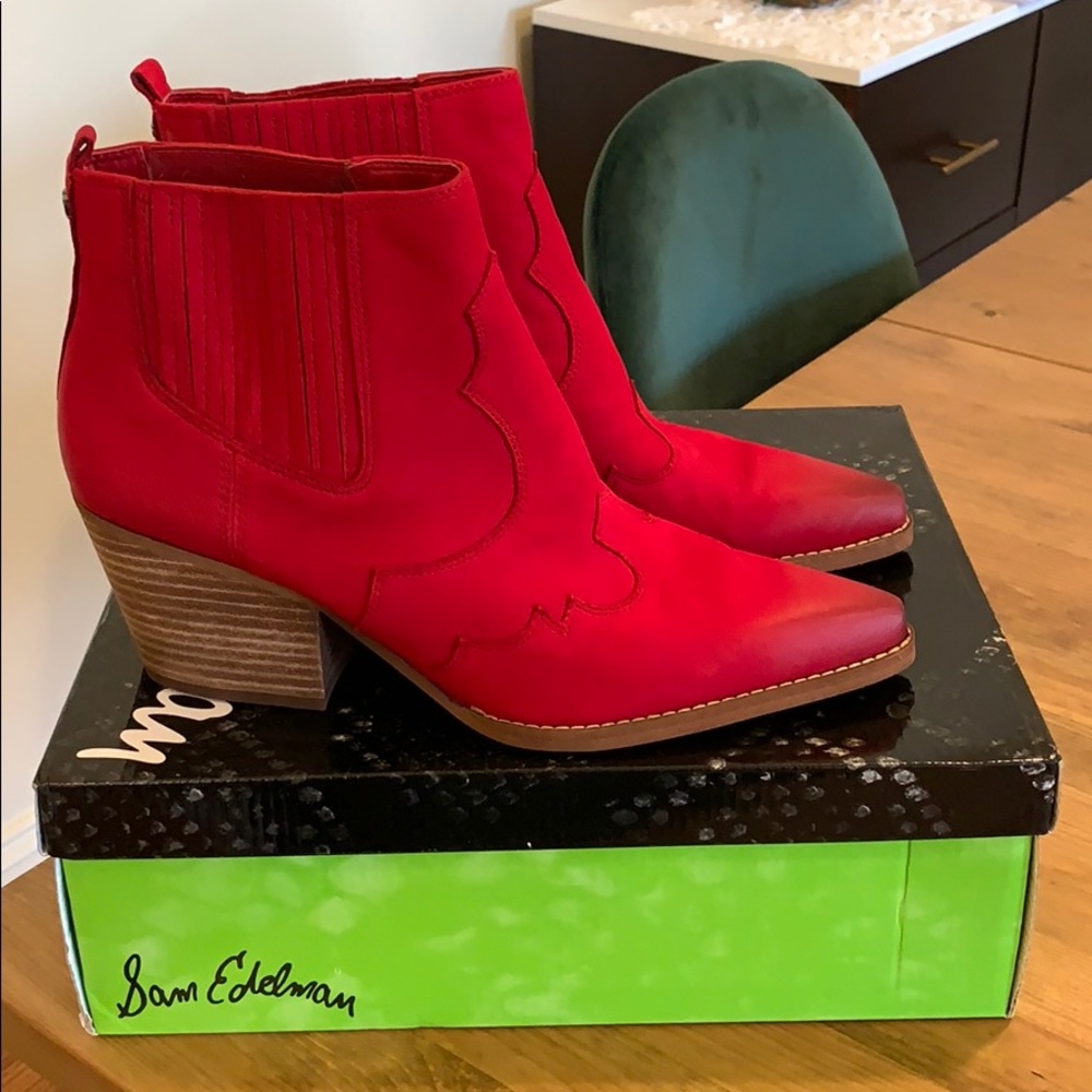 BRAND NEW Sam Edelman Winona Western Bootie